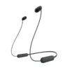 Audífonos Sony In-Ear WI-C100 Inalámbricos con Bluetooth y Resistencia al Agua (Negro)